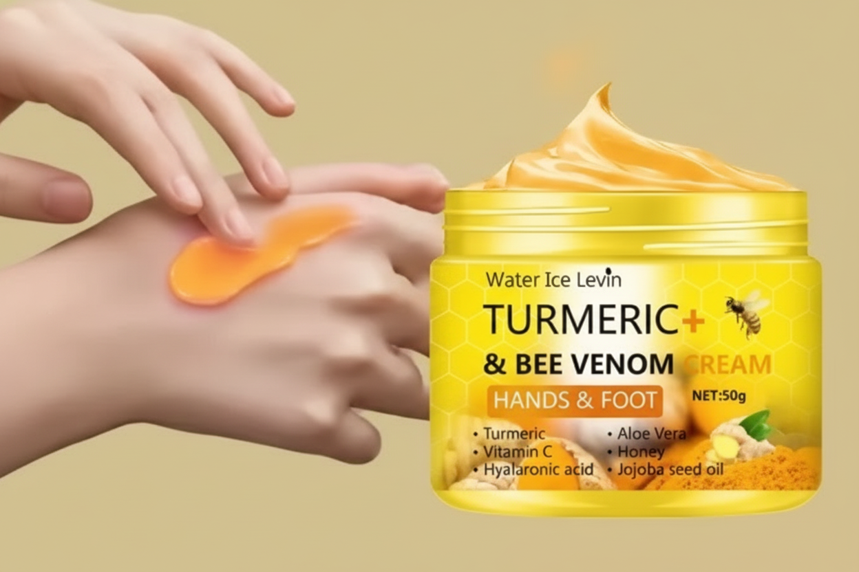 Crème anti-âge hydratante au curcuma et à la vitamine C