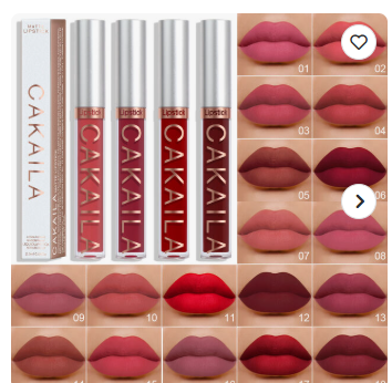 Set 6 Crayons Contour Lèvres Mat Velours - Longue Tenue Waterproof Nude