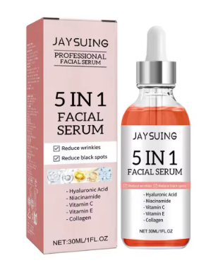 Sérum Anti-Âge 5 en 1 - Acide Hyaluronique Vitamine C Niacinamide Collagène 30ml