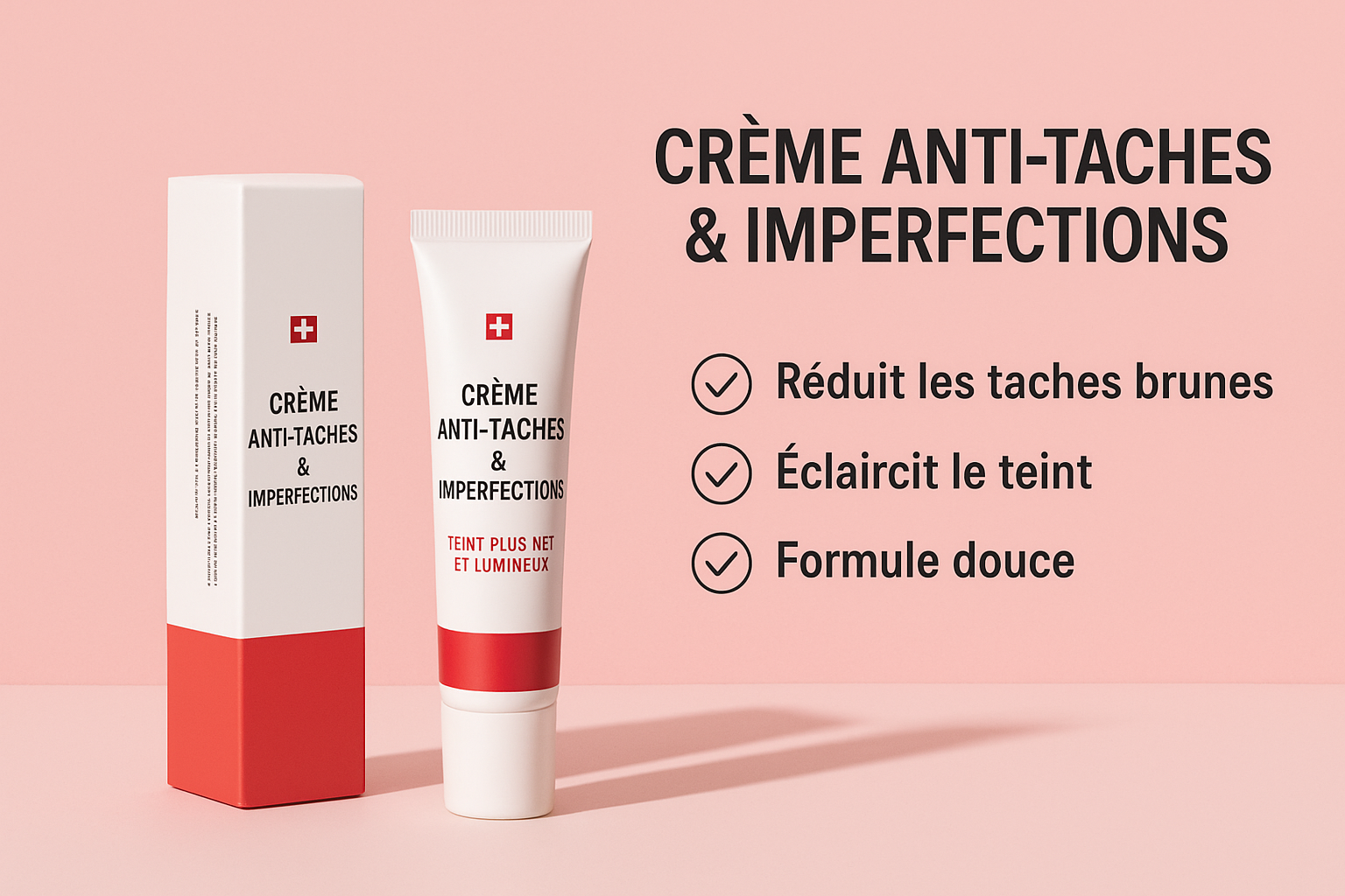 Crème Anti-Taches & Imperfections – Soin Unifiant pour un Teint Plus Net et Lumineux