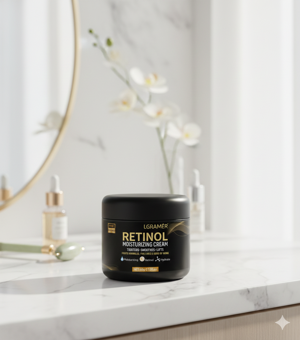 Crème Hydratante Rétinol Homme - Anti-Rides & Anti-Âge