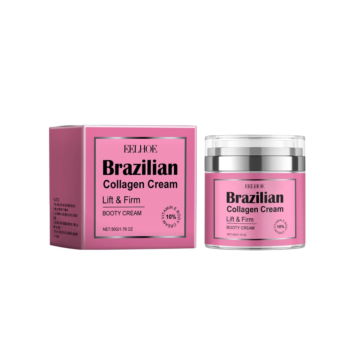 Crème Brazilian Collagène 10% - Lift Galbe Fessiers Raffermissant 56g