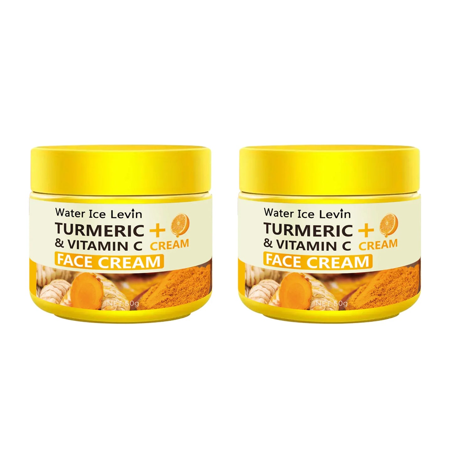 Crème anti-âge hydratante au curcuma et à la vitamine C