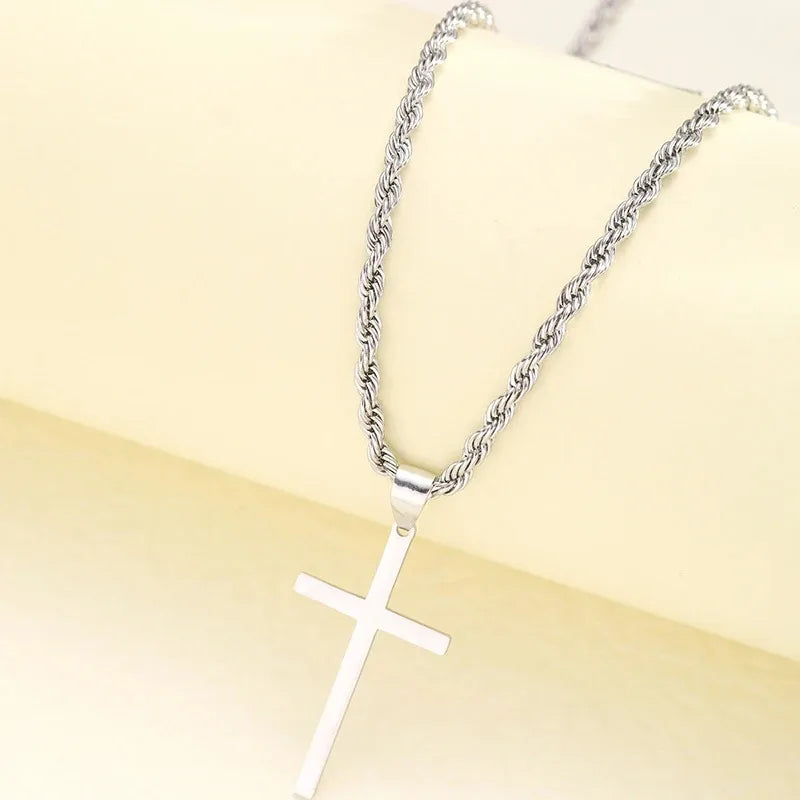 Nouveau collier pendentif croix