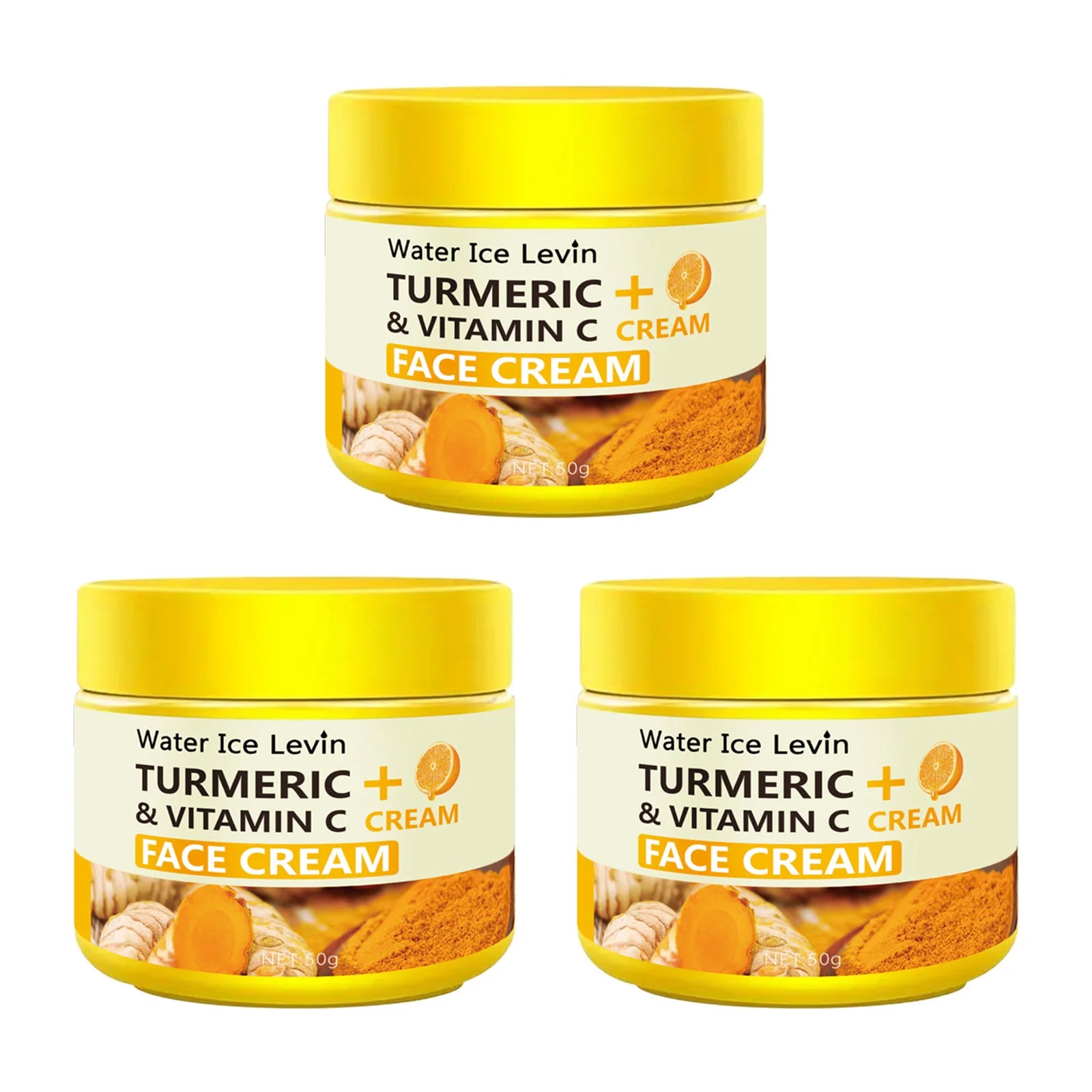 Crème anti-âge hydratante au curcuma et à la vitamine C