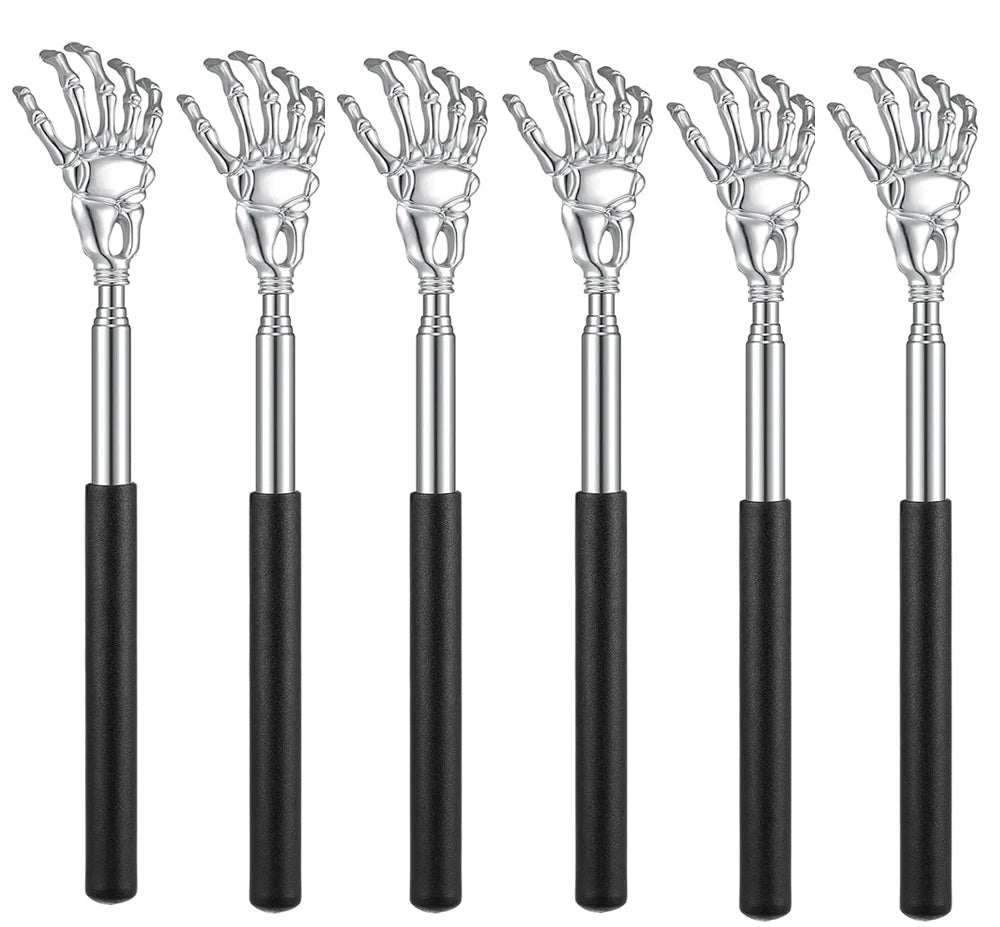 Portable Extendable Back Scratcher Stainless Steel Telescoping Back Scratcher for Both Human and Pets Extendable Back Massager