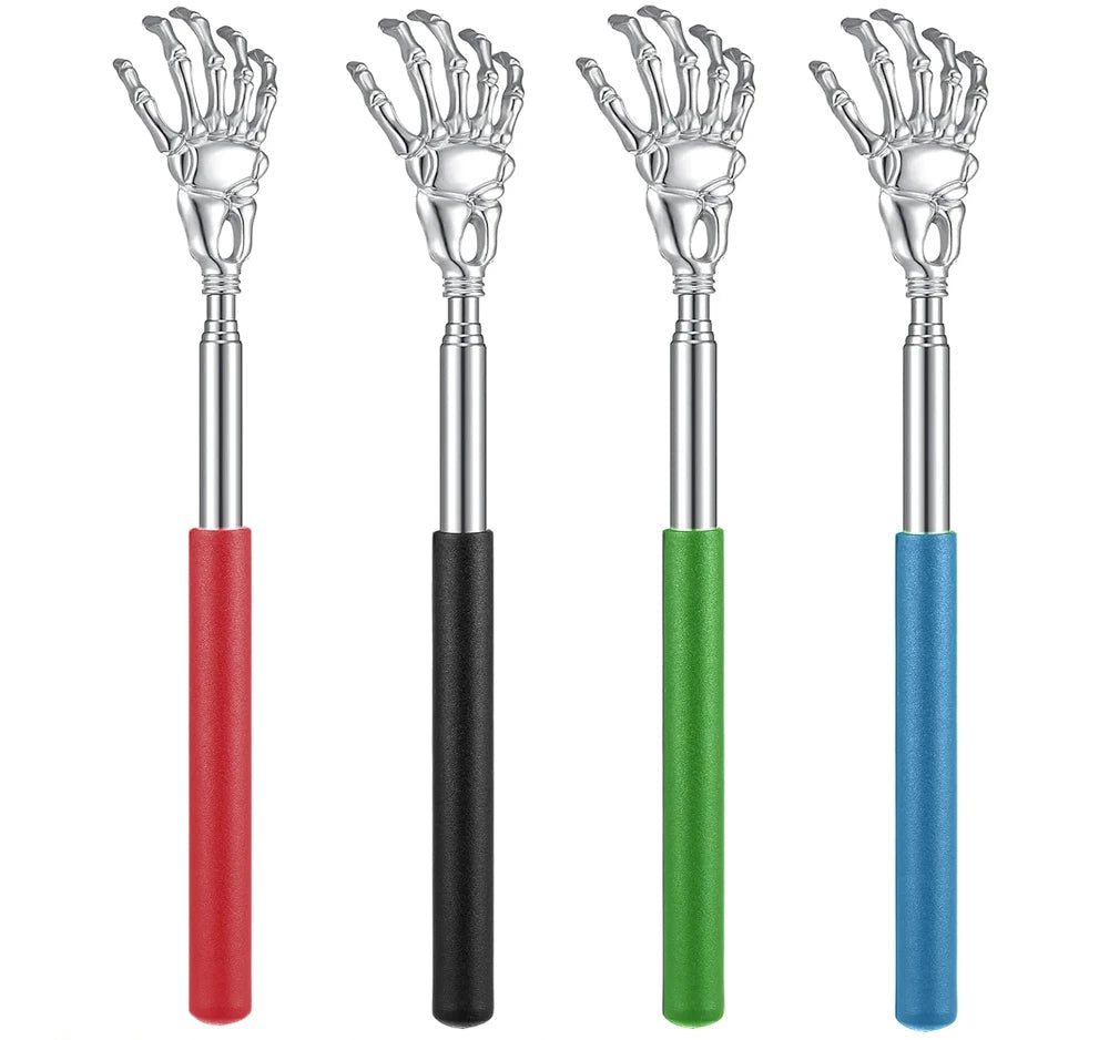 Portable Extendable Back Scratcher Stainless Steel Telescoping Back Scratcher for Both Human and Pets Extendable Back Massager