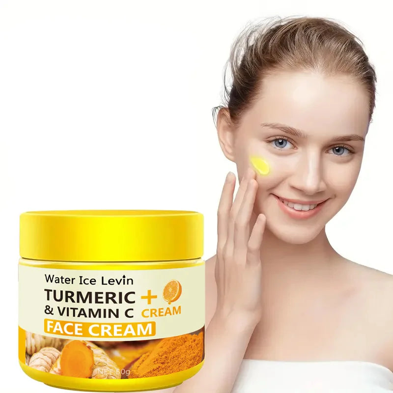 Crème anti-âge hydratante au curcuma et à la vitamine C