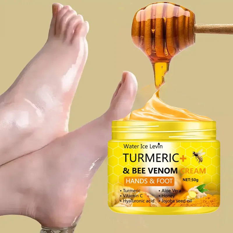 Crème mains & pieds Curcuma & Venin d’abeille- Hommes et Femmes