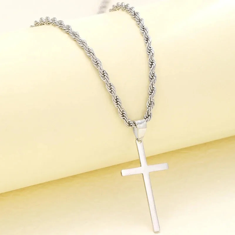 Nouveau collier pendentif croix