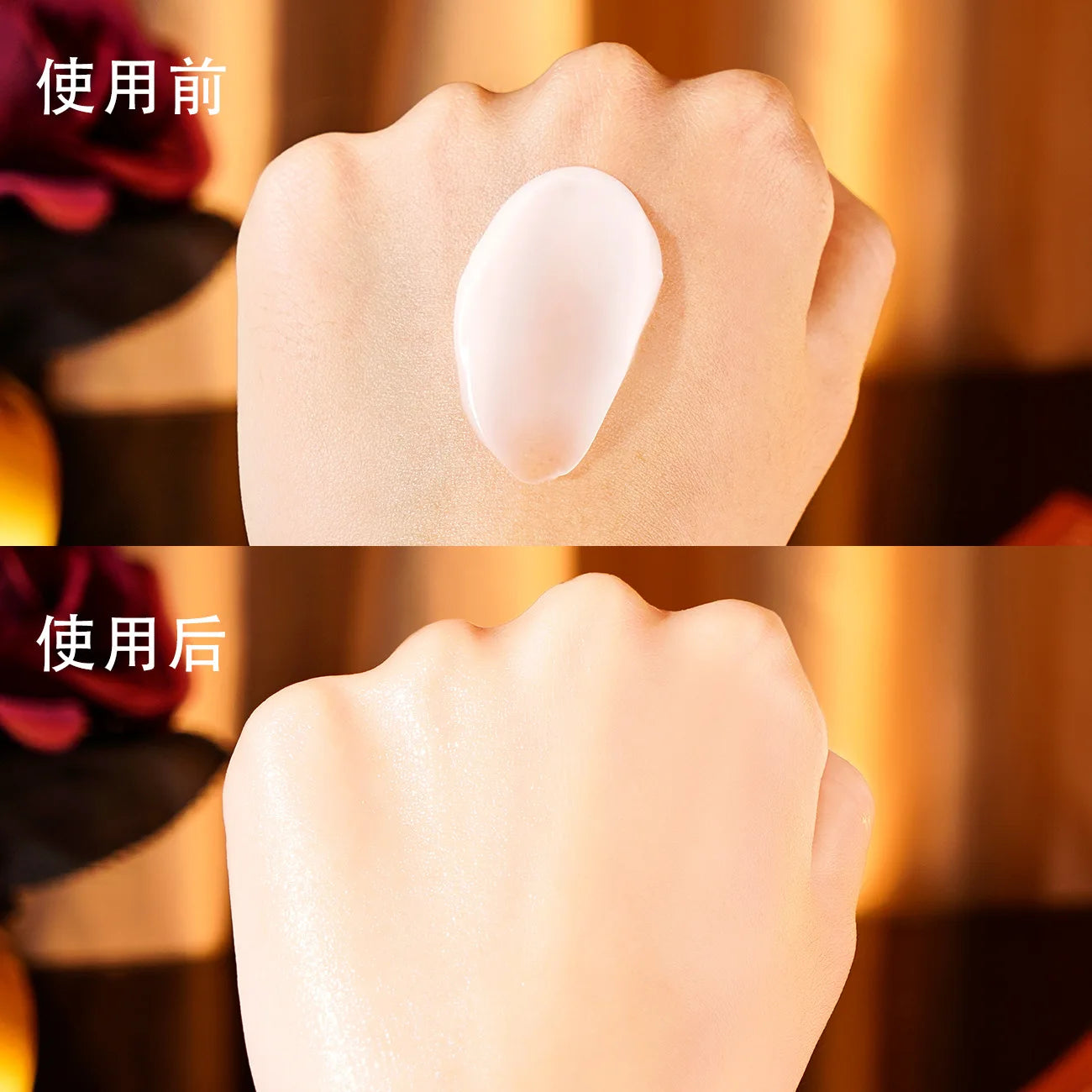 Crème Liftante Rose Noire - Raffermissant Anti-Rides Instantané Visage 50g