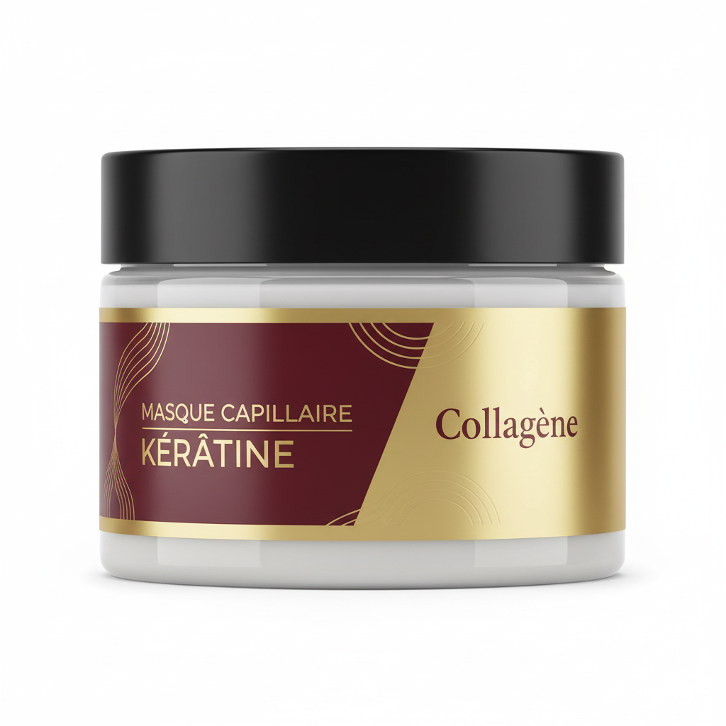 Masque capillaire kératine collagène