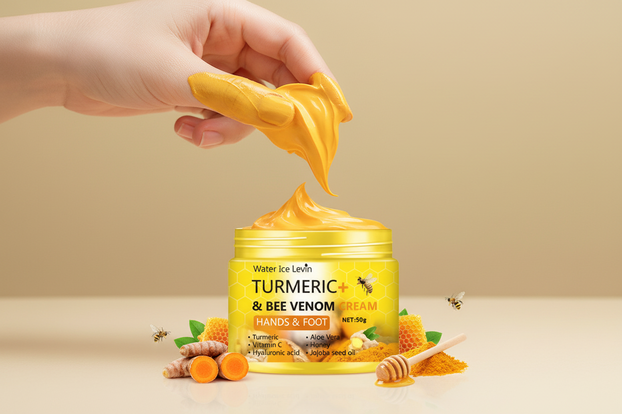 Crème mains & pieds Curcuma & Venin d’abeille- Hommes et Femmes